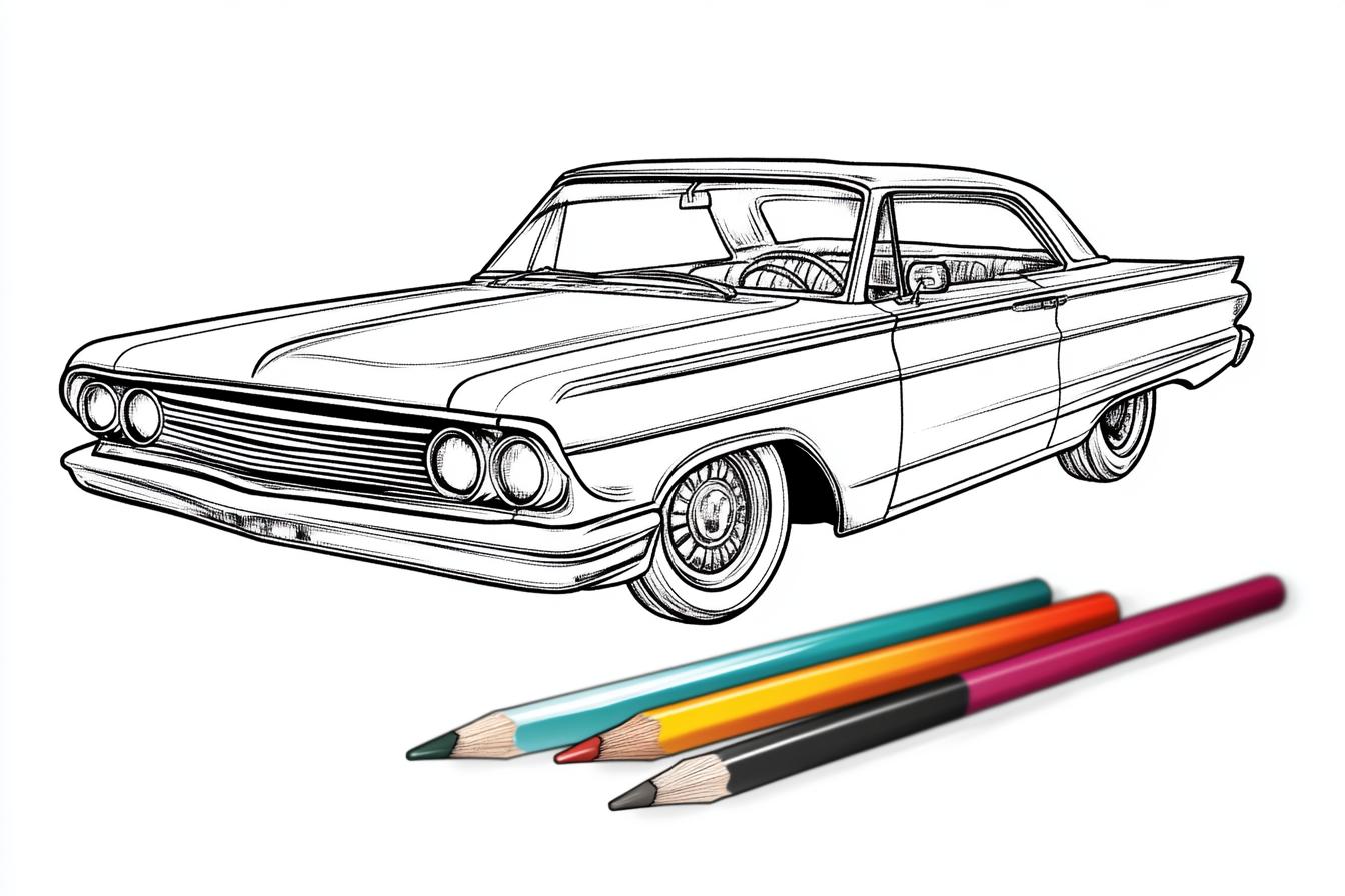 Lowrider Coloring Pages Free Printable PDF Lowrider Coloring Pages