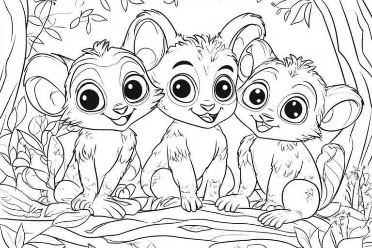 Madagascar Coloring Pages : Fun & Free Printables for Kids