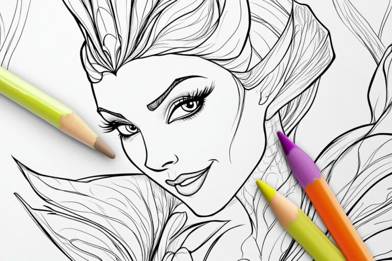 Maleficent Coloring Pages : Bring the Disney Villain to Life