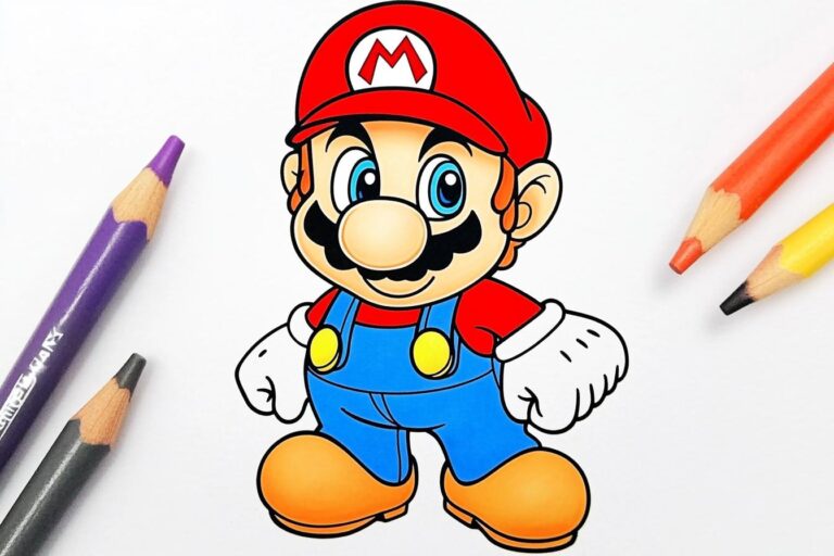 Mario Coloring Pages : Fun for Kids and Adults