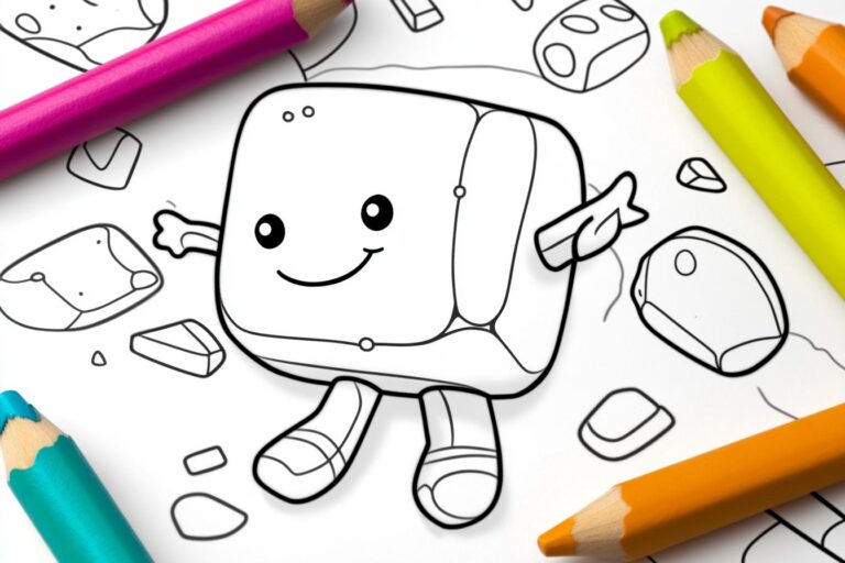 Marshmello Coloring Pages : Color Your Way to Marshmello Fun
