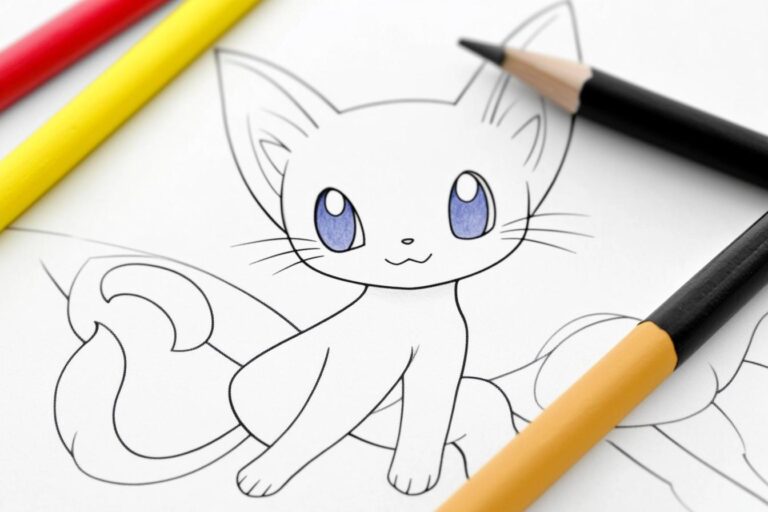 Mew Coloring Pages : Coloring Fun for Pokemon Fans