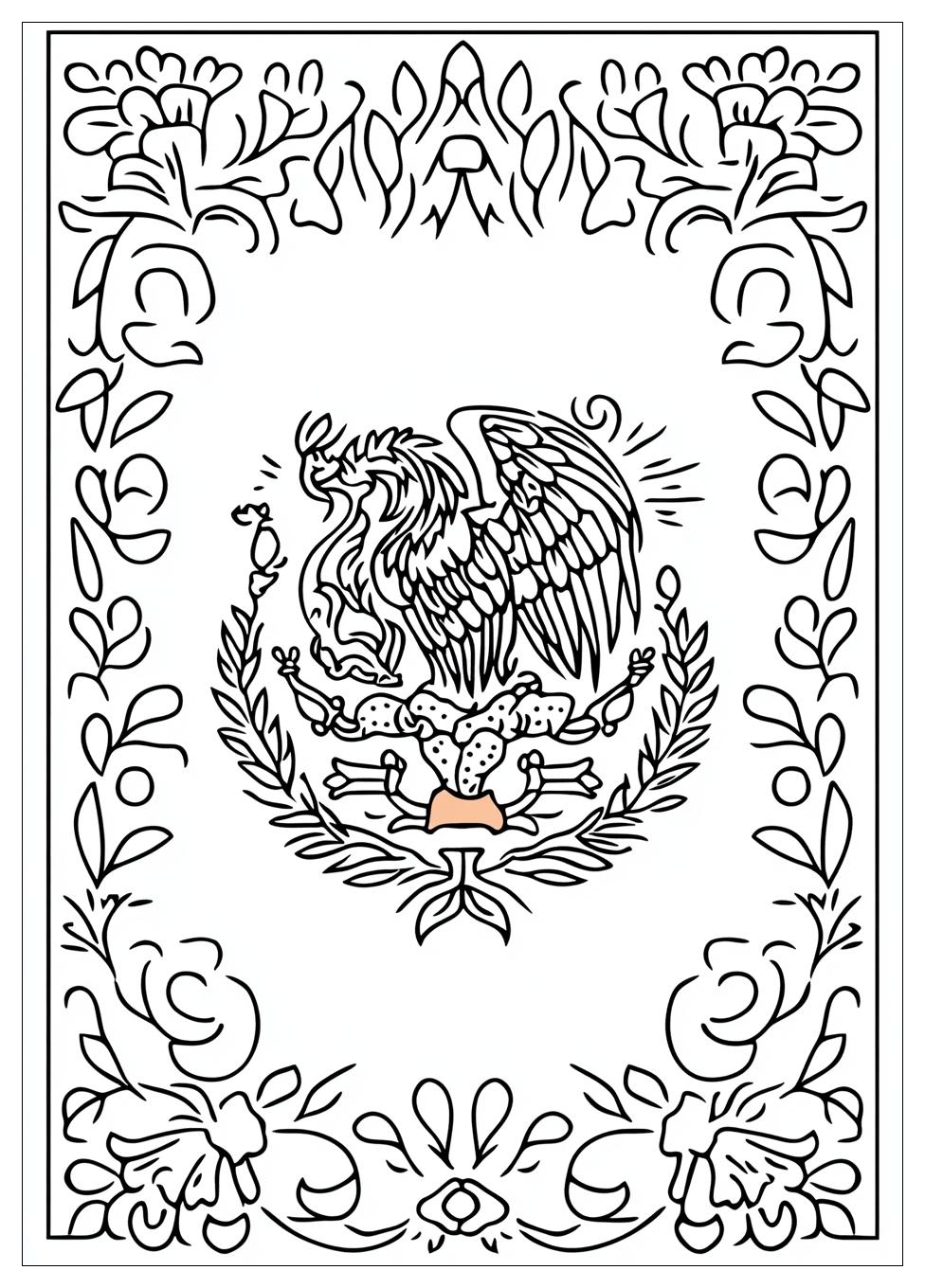 mexico_flag_coloring_pages_1