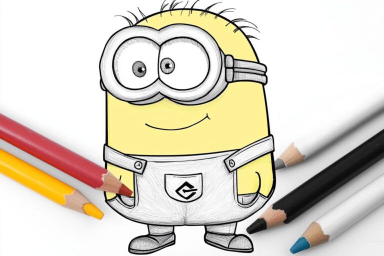 Minion Coloring Pages : Fun for Kids of All Ages