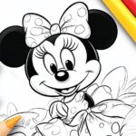 Minnie Mouse Coloring Pages : Free Printable Fun for Kids and Adults