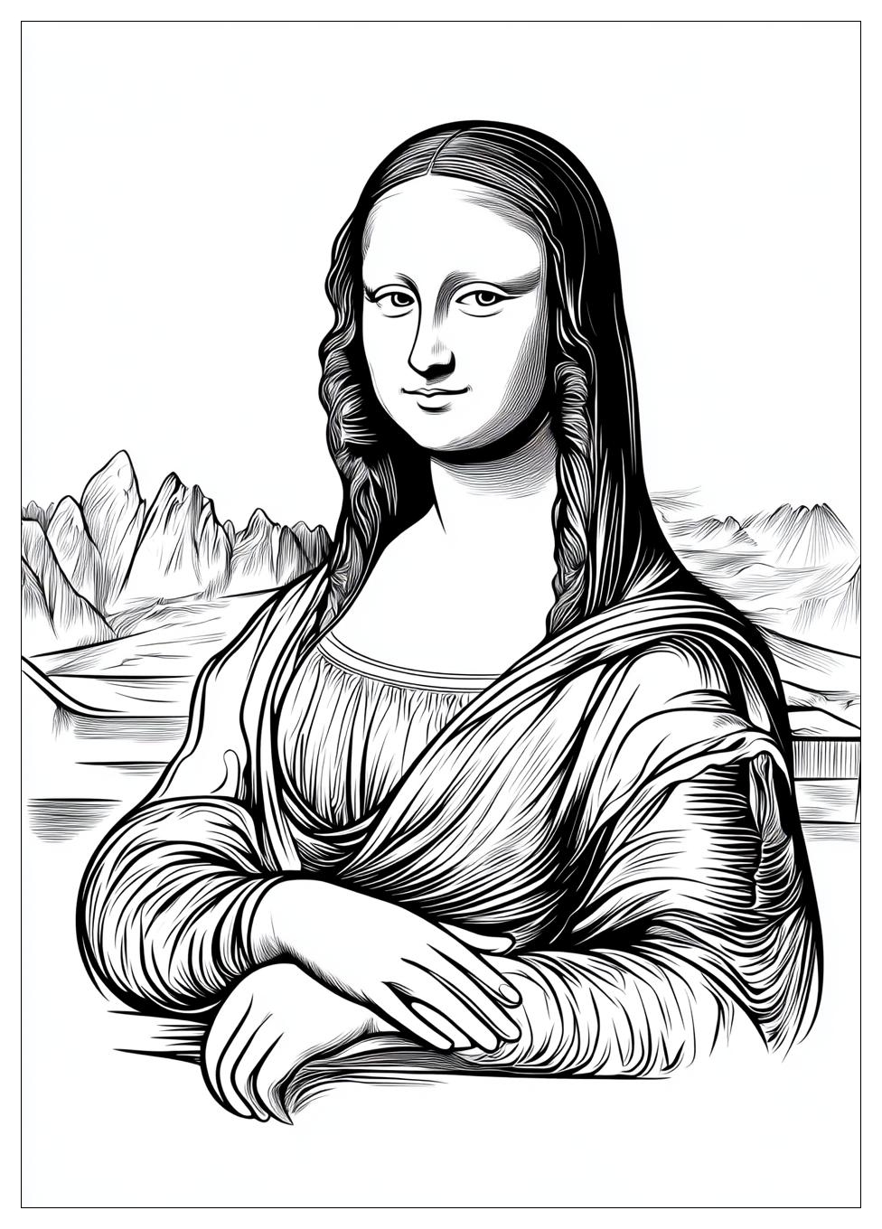 mona_lisa_coloring_pages_11