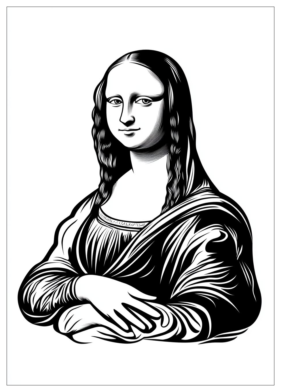mona_lisa_coloring_pages_14