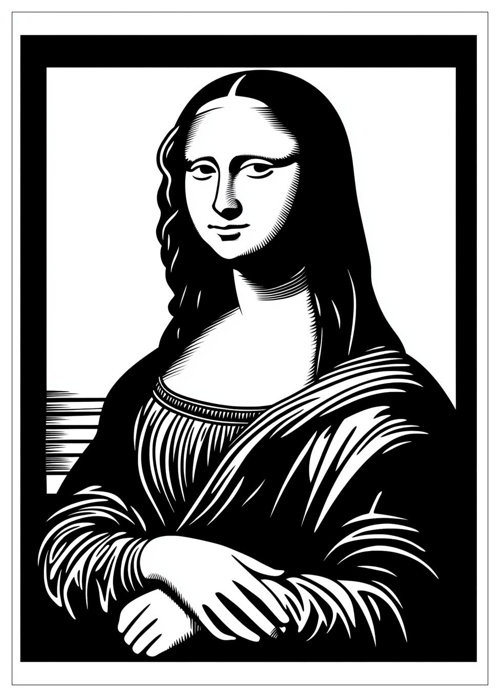 mona_lisa_coloring_pages_17
