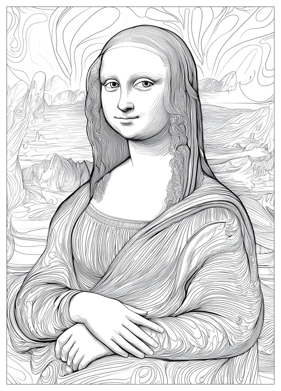 mona_lisa_coloring_pages_21