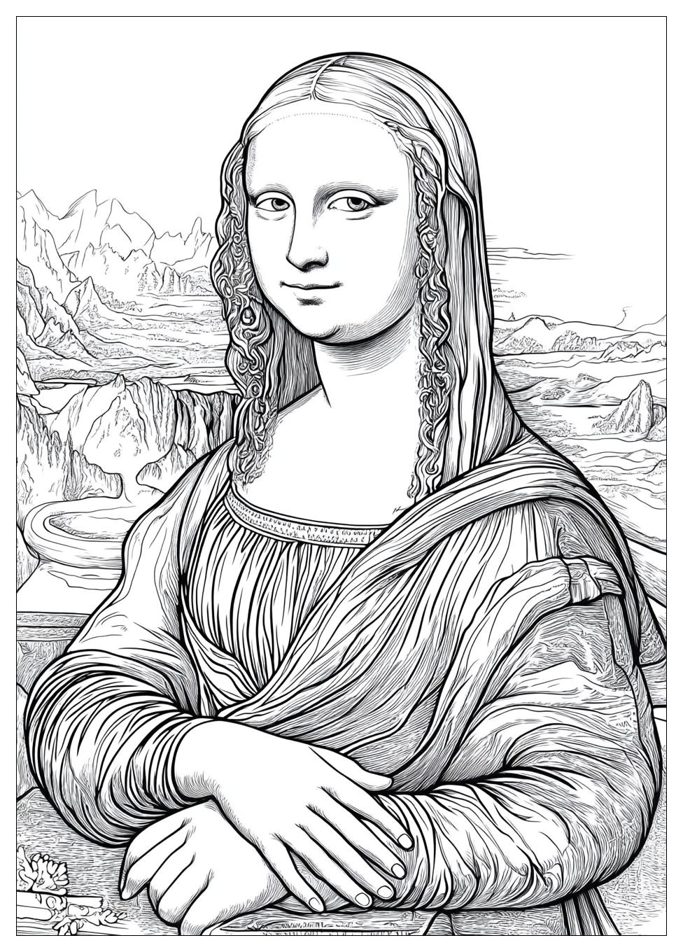 mona_lisa_coloring_pages_23