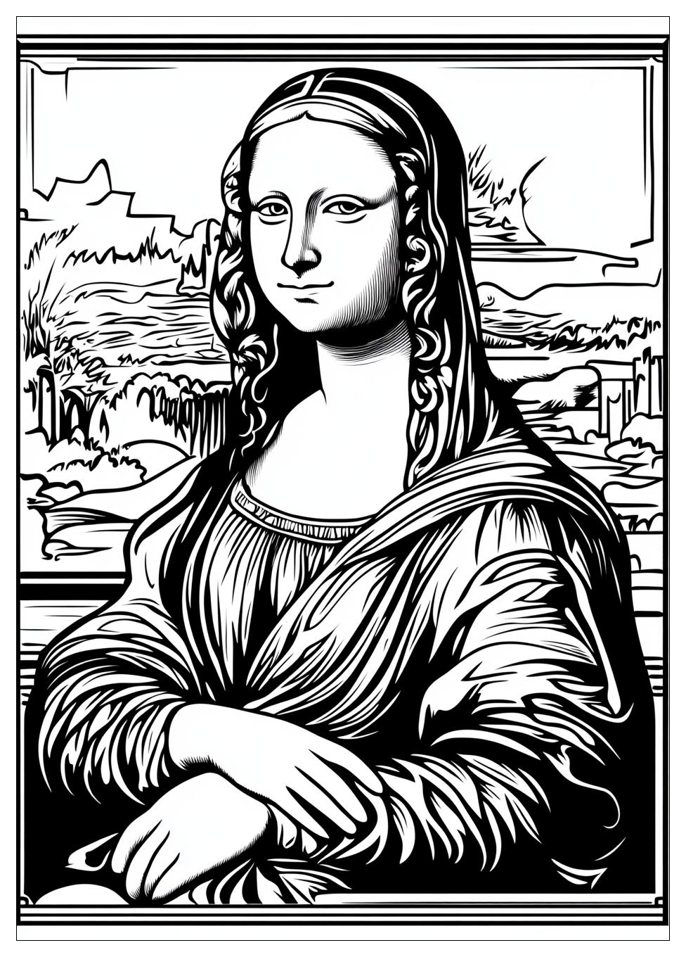 mona_lisa_coloring_pages_24