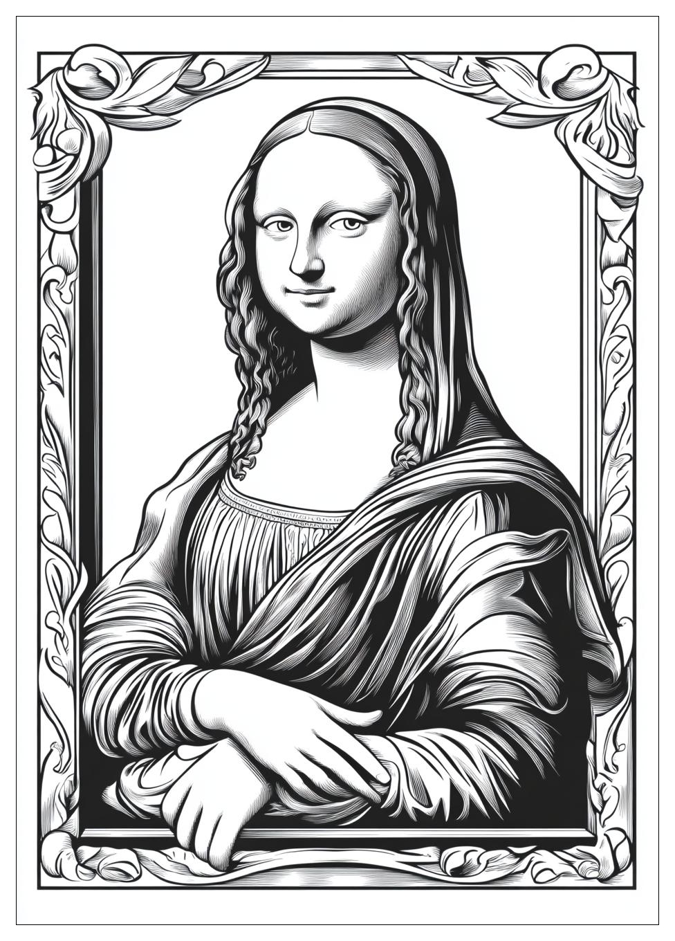 mona_lisa_coloring_pages_5