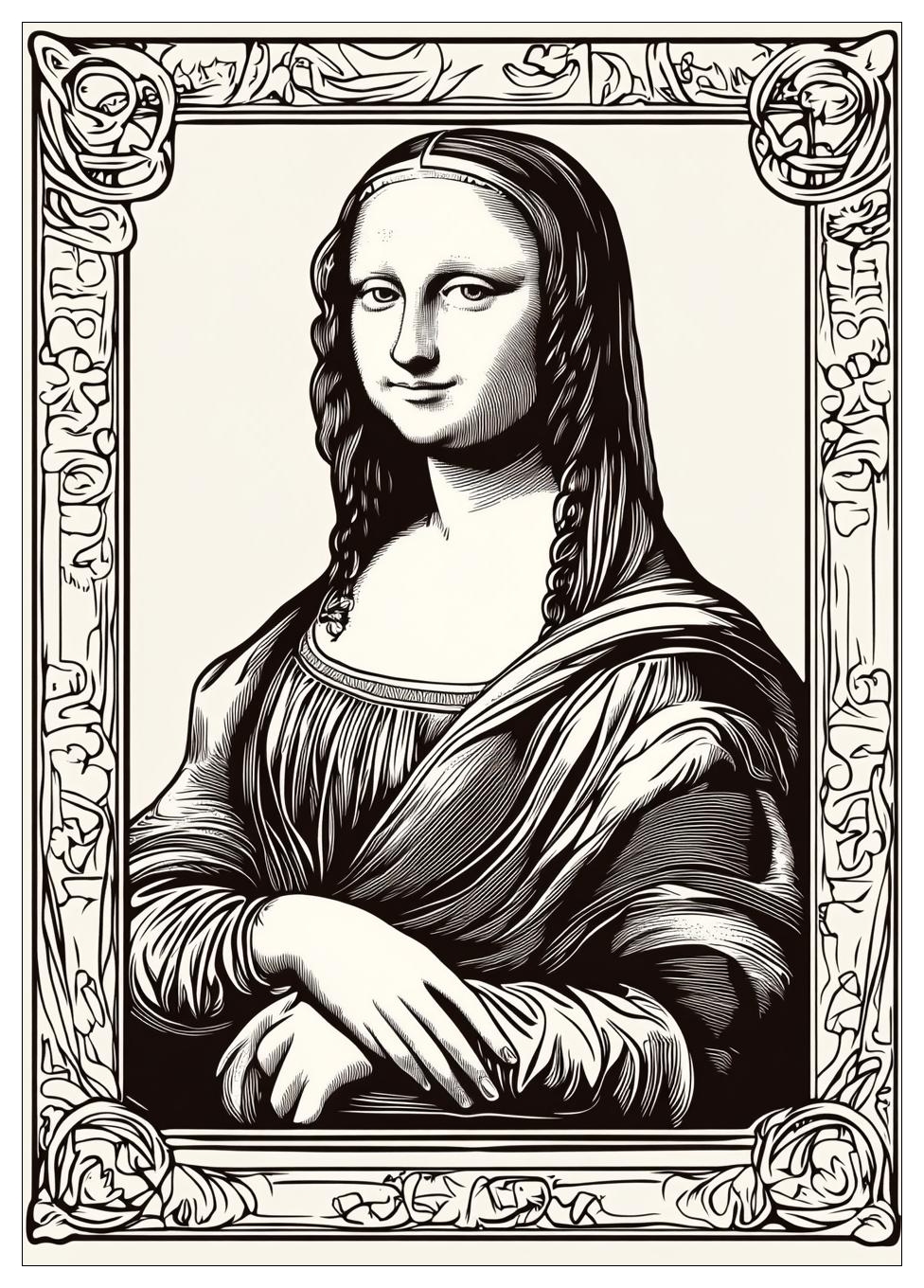 mona_lisa_coloring_pages_6