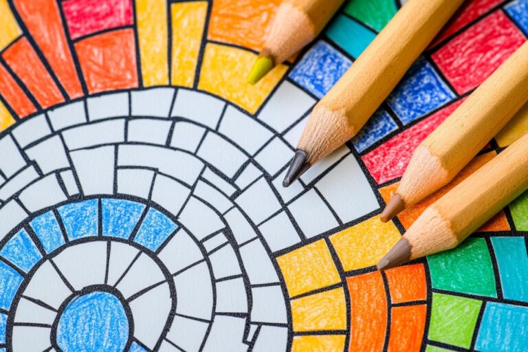 Mosaic Coloring Pages : Unleash Your Creativity with Intricate Designs