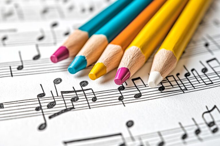 Music Coloring Pages : Color Your Way to Musical Fun