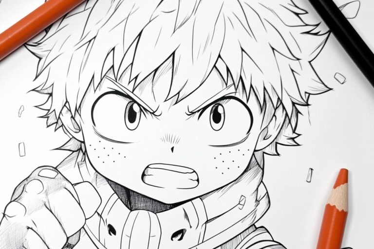 My Hero Academia Coloring Pages : Unleash Your Inner Hero