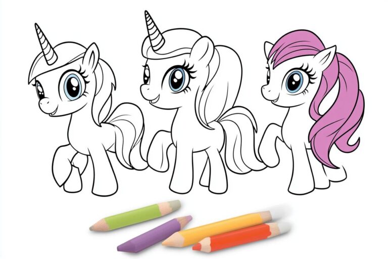 My Little Pony Coloring Pages : Unleash Creative Fun for Kids