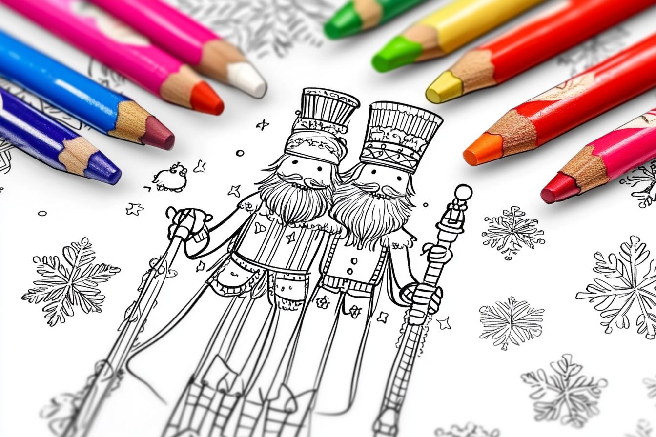 Nutcracker Coloring Pages Free Printable PDF Nutcracker Coloring Pages
