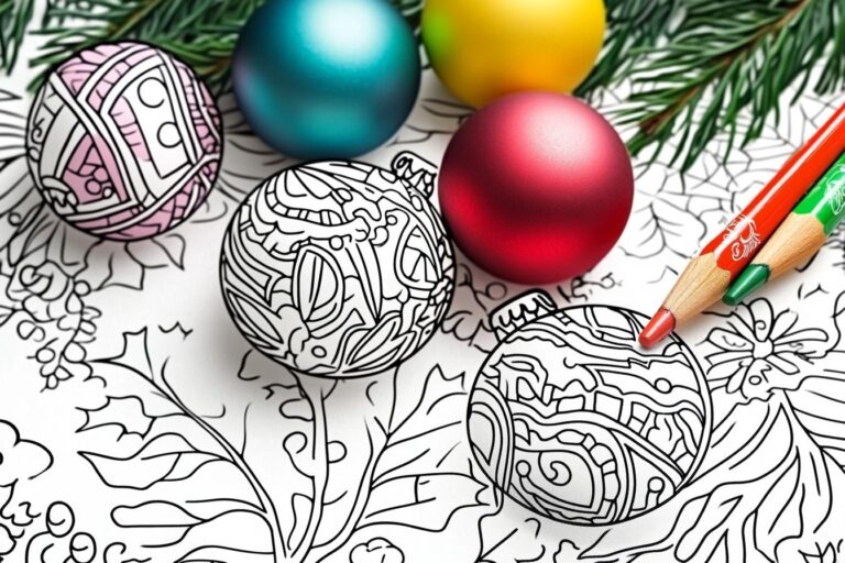 Ornament Coloring Pages : Decorate Your Holidays with Color
