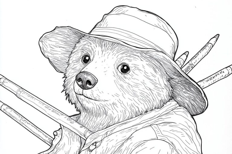 Paddington Coloring Pages : Fun & Free Printable Sheets for Kids