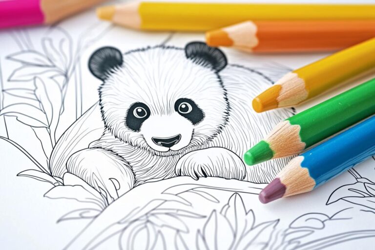 Panda Coloring Pages : Color Your Way to Fun and Creativity