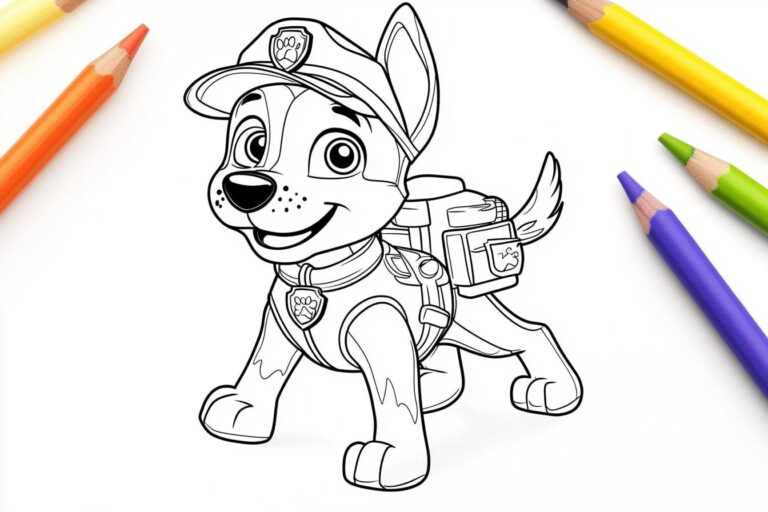 Paw Patrol Coloring Pages : Free Printable Fun for Kids