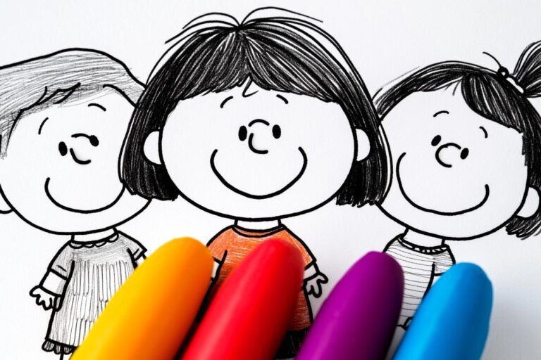Peanuts Coloring Pages : Snoopy, Charlie Brown, and Fun for Everyone