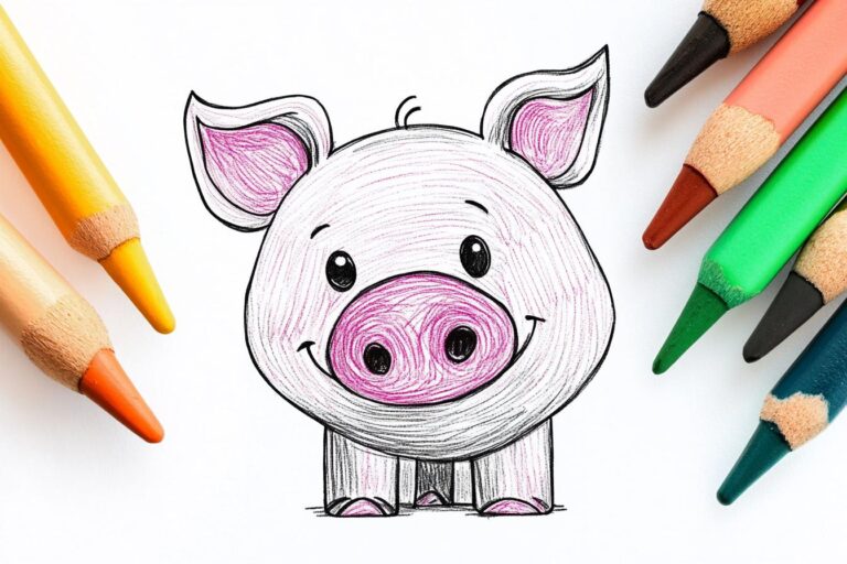 Piglet Coloring Pages : Fun Printable Sheets for Kids