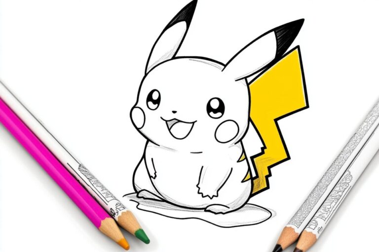 Pikachu Coloring Pages : Unleash Your Inner Artist with Free Printable Designs