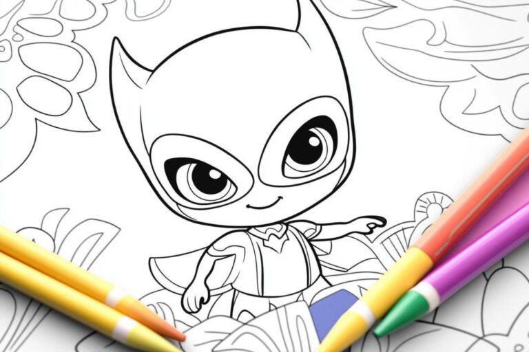 Pj Masks Coloring Pages : Free Printable Coloring Sheets for Young Fans