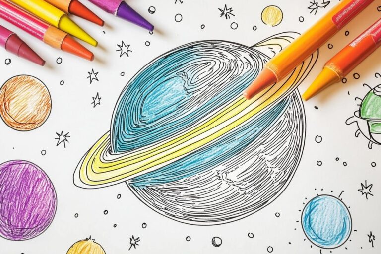 Pluto Coloring Pages : Explore the Dwarf Planet with Fun and Learning