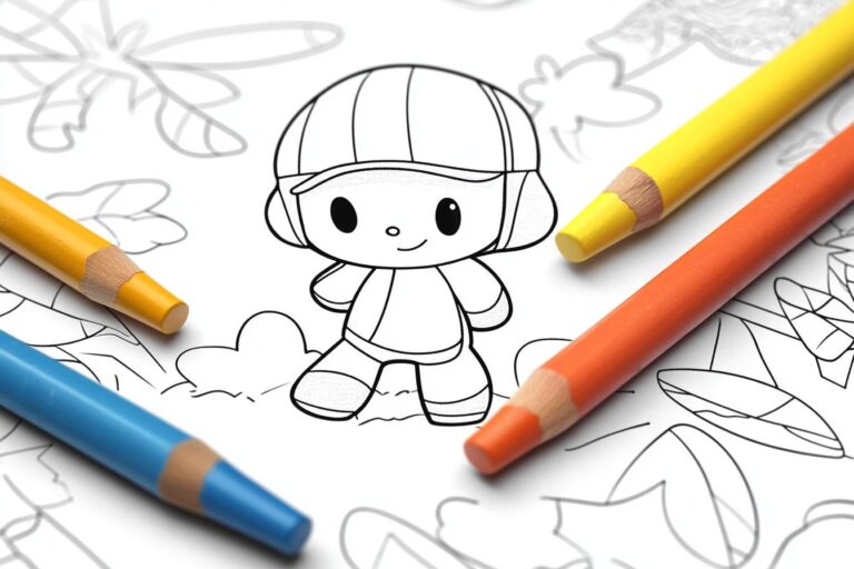 Pocoyo Coloring Pages : Fun and Educational Coloring Activities for Kids