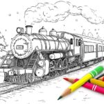 Polar Express Coloring Pages : Color the Magic of the Train