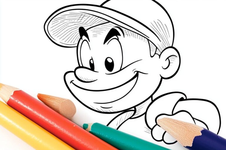 Popeye Coloring Pages : Fun for Kids and Adults