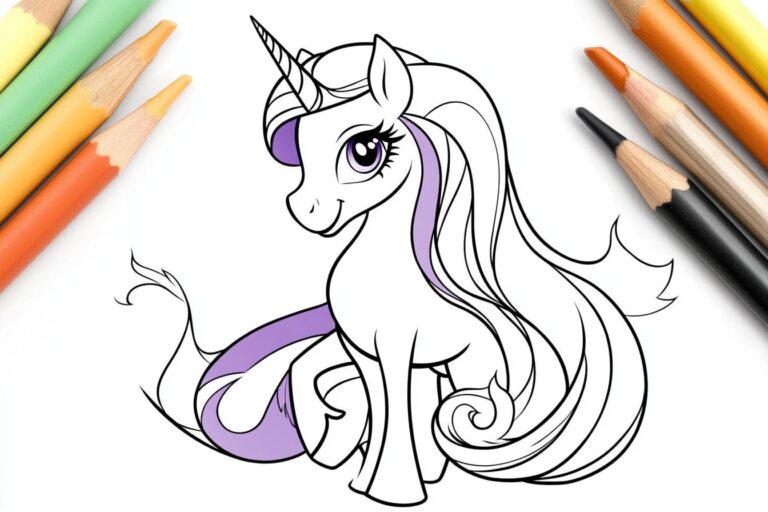 Princess Celestia Coloring Pages : Coloring Fun for Little Pony Fans