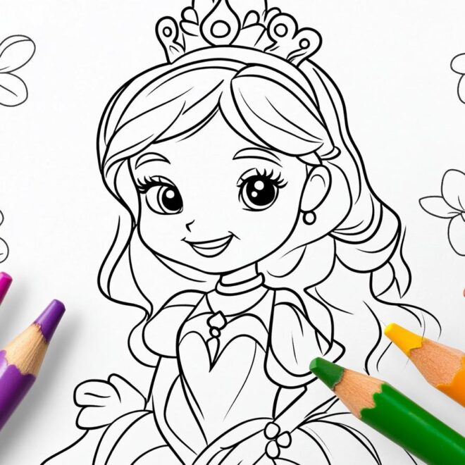 Princess Daisy Coloring Pages : Coloring Fun for Mario Fans