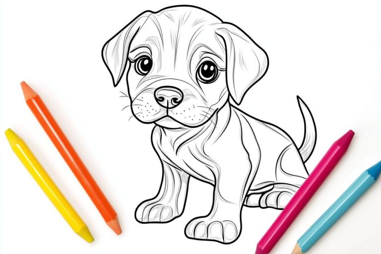 Puppy Coloring Pages : Unleash Creativity and Fun