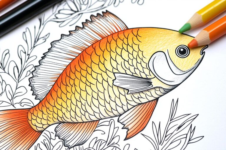 Rainbow Fish Coloring Pages : Color Your Way to Fun