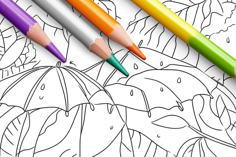 Rainy Day Coloring Pages : Fun and Relaxing Activity for Everyone