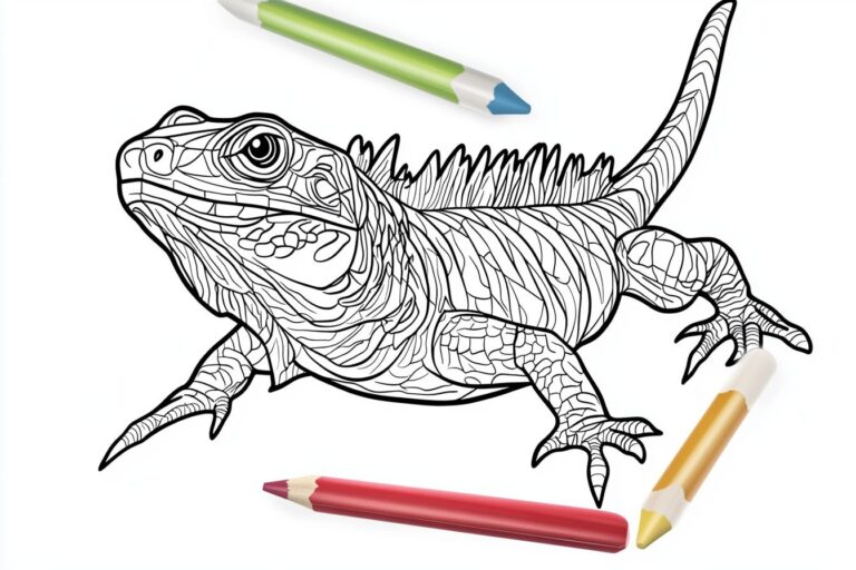 Reptile Coloring Pages : Fun, Learning, and Creativity