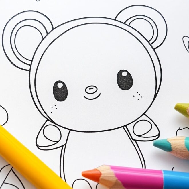 Rilakkuma Coloring Pages : Free Printable Designs for Relaxation & Fun