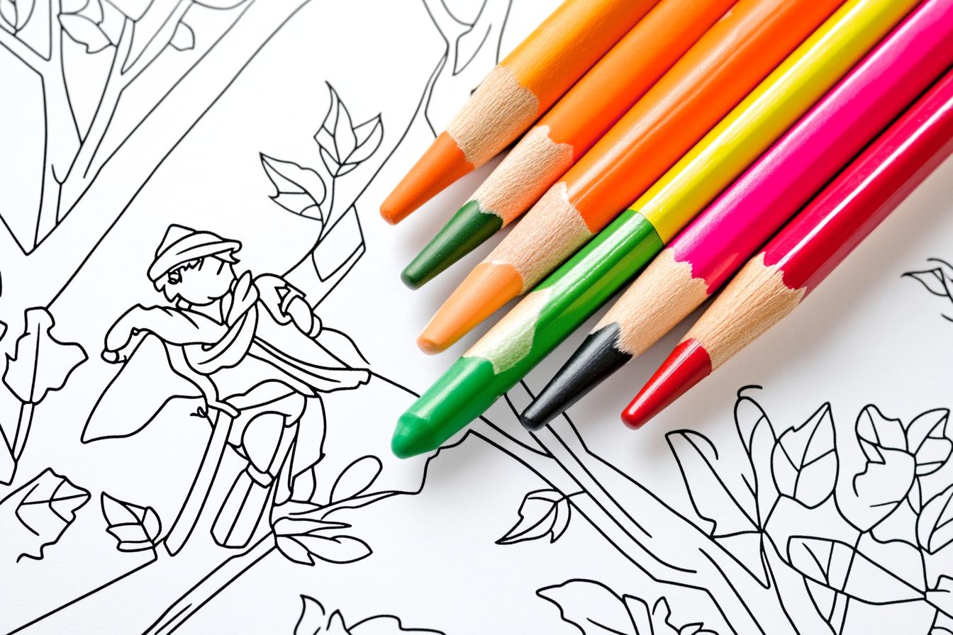 Robin Hood Coloring Pages Free Printable PDF Robin Hood Coloring Pages