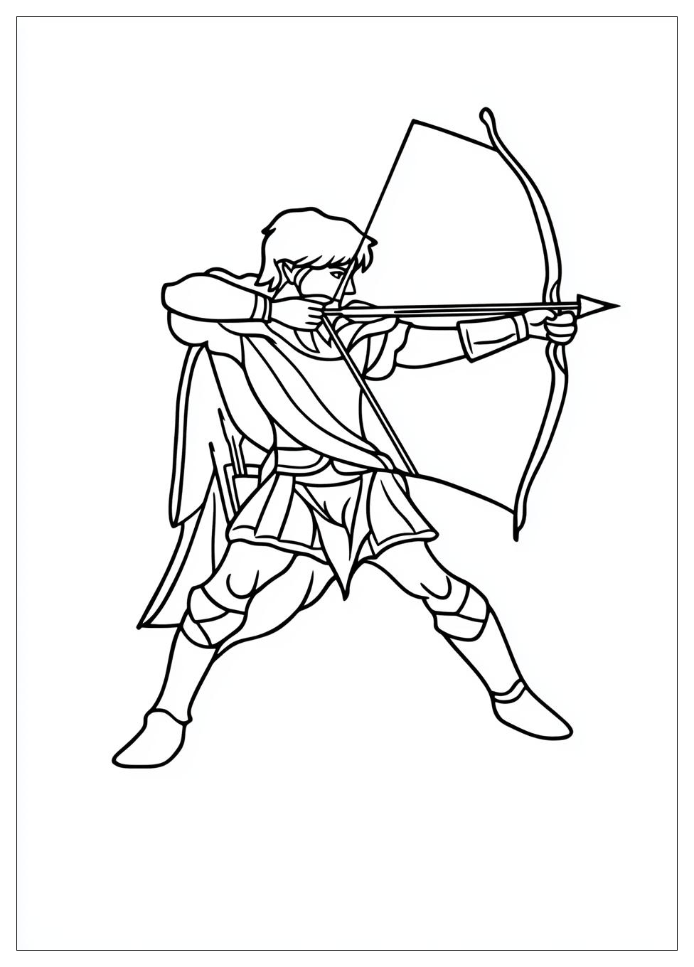 robin_hood_coloring_pages_4