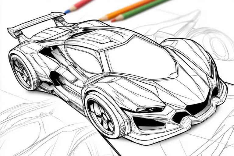 Rocket League Coloring Pages : Color Your Favorite Cars, Arenas, and More