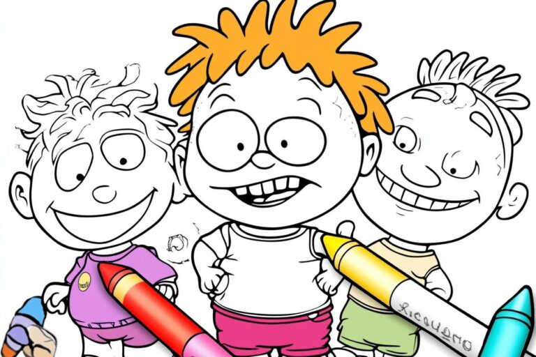 Rugrats Coloring Pages : Fun and Educational Printable Activities for Kids