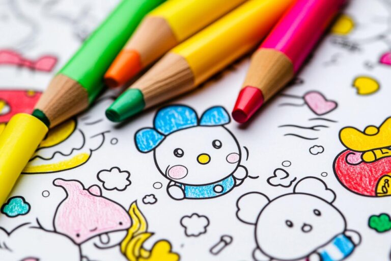 Sanrio Coloring Pages : Cute Characters, Stress Relief, and Creative Fun