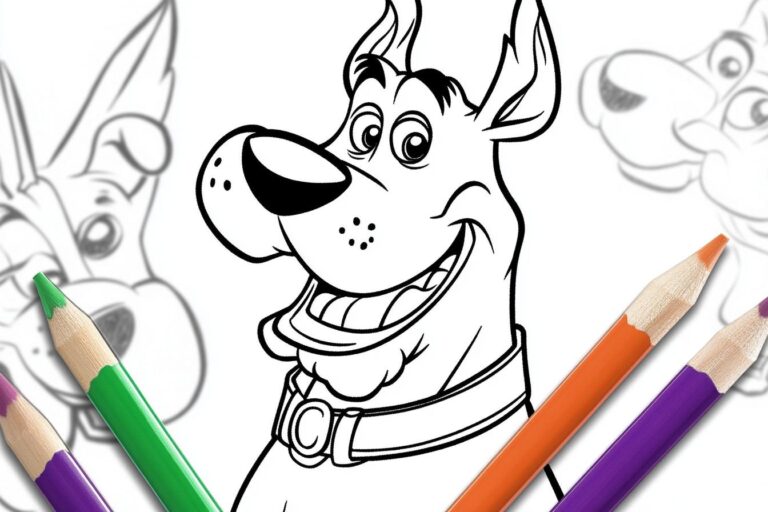 Scooby Doo Coloring Pages : Fun & Free Printable Activities for Kids