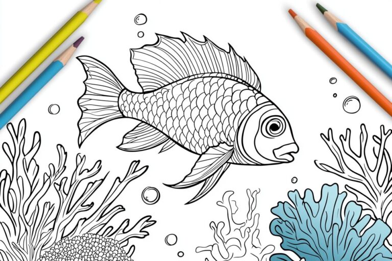 Sea Animals Coloring Pages : Dive into Creativity and Fun