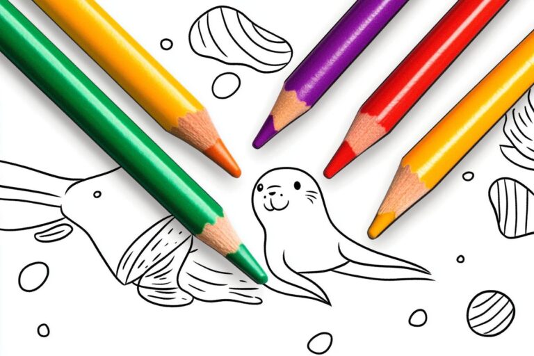 Seal Coloring Pages : Fun & Educational Ocean Animal Activity