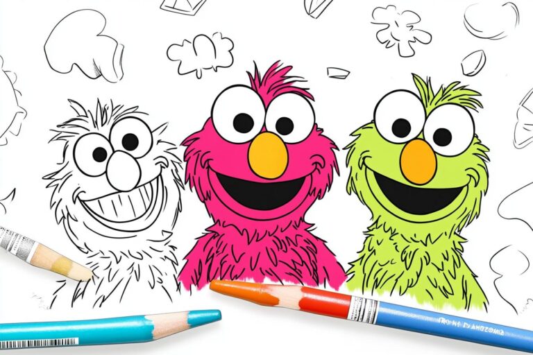 Sesame Street Coloring Pages : Fun, Educational Coloring for Kids